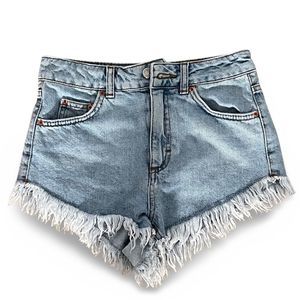 Kiri jean shorts top shop sz 0
